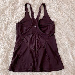 Lululemon tank, Eggplant, 6